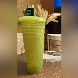 Starbucks Vibrant Lime Textured Tumbler